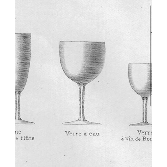Vintage Baccarat Crystal Muslin Water Glasses, 1920s, Set of 2 For Sale - Image 9 of 10