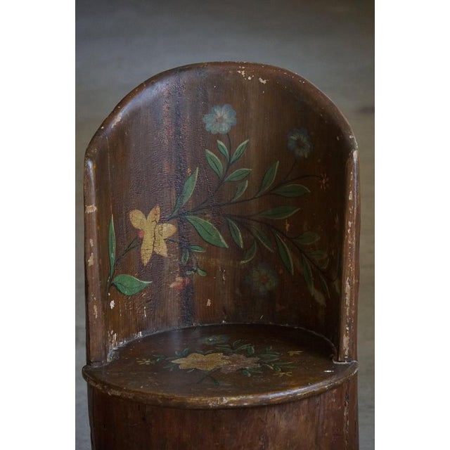 Swedish Folk Art Stump Chairs, 1890s, Set of 2 For Sale - Image 17 of 18