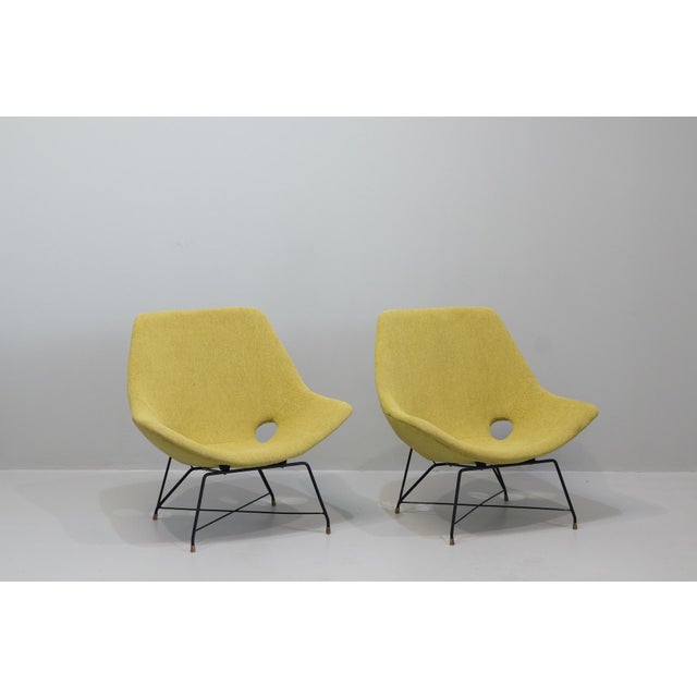 Mid-Century Modern Kosmos Chairs by for Saporiti Italia, 1954, Set of 2 For Sale - Image 3 of 16