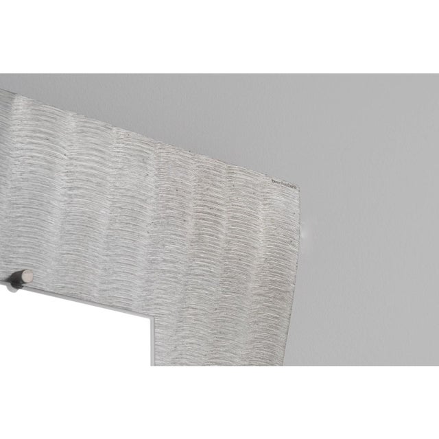 Copper Waved Wall Mirror from Lorenzo Burchiellaro, Italy, 1975 For Sale - Image 8 of 14