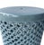 Lanie Deep Blue Glaze Lattice Garden Stool For Sale In Atlanta - Image 6 of 10