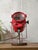 French Red Theater Spotlight Desk Lamp from A.E. Cremer, Paris, 1950s For Sale - Image 4 of 13