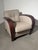 Art Deco Lounge Chair in Curved Wood For Sale - Image 4 of 7