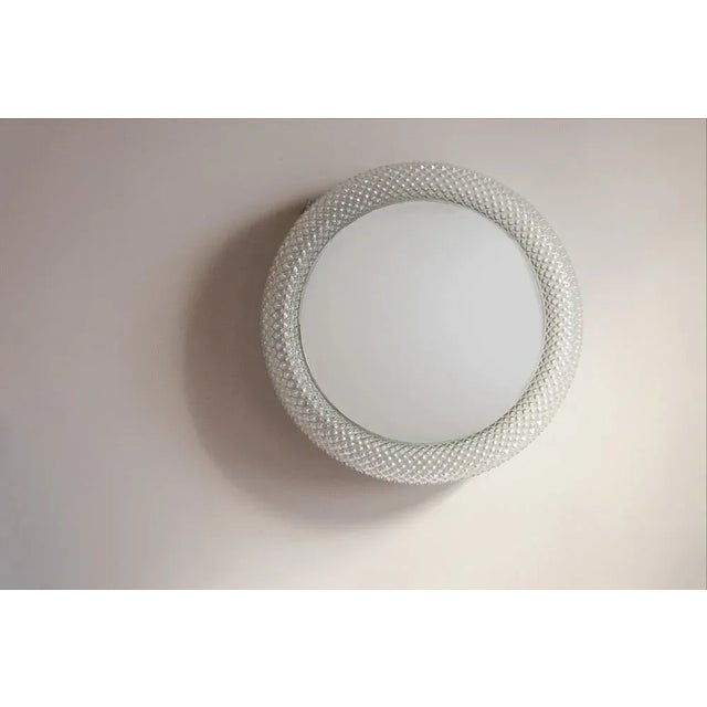 1970s Wall Mirror with Lamp from Limburg, Germany, 1970s For Sale - Image 5 of 7