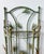 Vintage Faux Bamboo & Botanical Metal Étagère / Plant Stand With Green Verdigris Finish - Hollywood Regency, Chinoiserie, Palm Beach For Sale - Image 10 of 11