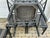 Set of 4 Vintage Black Laquer Chinese Chippendale Faux-Bamboo Dining Chairs For Sale - Image 12 of 12