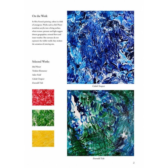 Contemporary Silvy Favero, Fondali Marini, 2020s, Acrylic on Canvas For Sale - Image 3 of 8