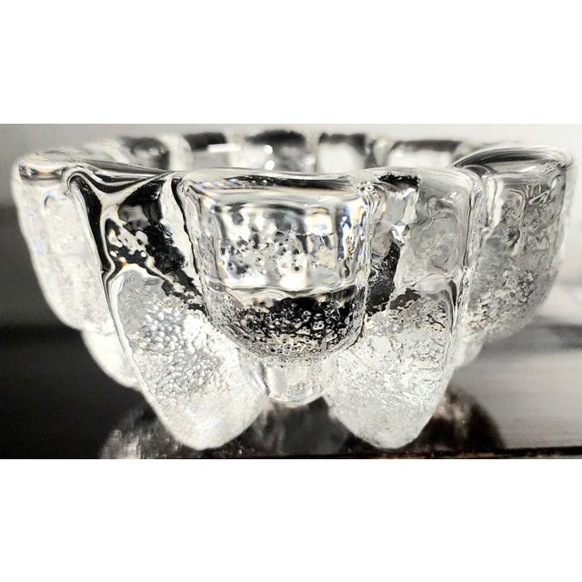 Modern Heavy Fine Glass Small Bowl For Sale - Image 9 of 11
