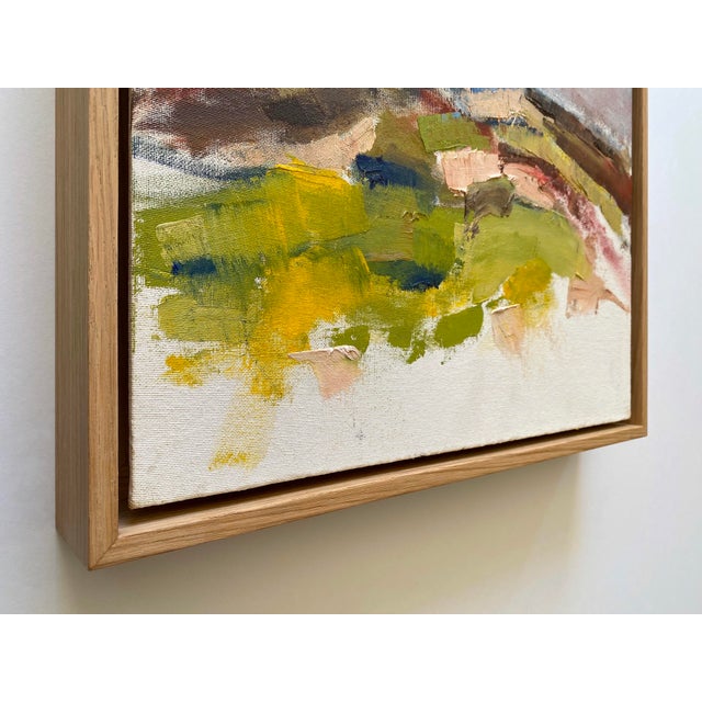 Jim Lyons Contemporary Provincetown " Dunes Landscape " Abstract Expressionist Framed Original en Plein Air Oil Painting For Sale - Image 10 of 18