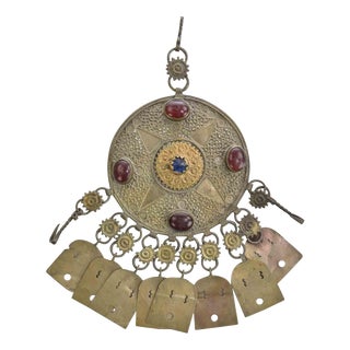 Antique Ottoman Metal Pendant, 19th Century For Sale