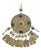 Antique Ottoman Metal Pendant, 19th Century For Sale