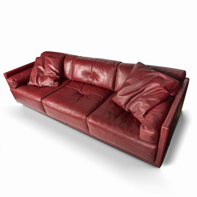 Leather Sofa from Domicil For Sale - Image 3 of 12