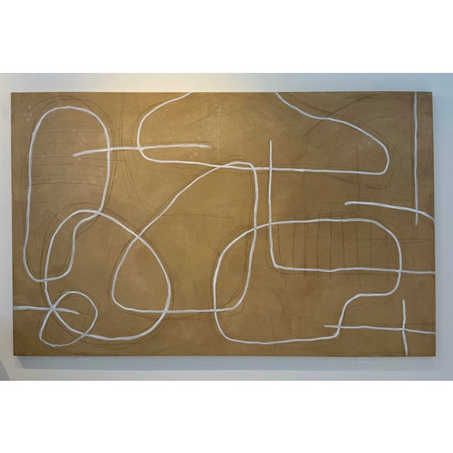 Coast Lines, 2026 Original Mixed Media on Canvas by Murray Duncan Coast Lines is an original large-scale graphite,...