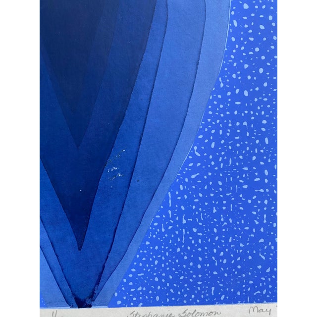 1970s 1979 Modernist Screen Print “Oubliette” by Stephanie Solomon 1/5 For Sale - Image 5 of 7