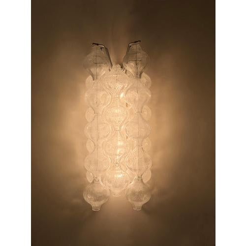 Large Mid-Century Modern Tulipan Wall Lamp attributed to J. T. Kalmar for Kalmar, Austria, 1960s For Sale - Image 10 of 12