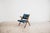 Vintage Lounge Chair in Wood and Blue Skai from Dal Vera, 1950s For Sale - Image 12 of 16
