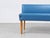 Vintage Bench Seat in Blue Imitation Leather, 1960s For Sale - Image 4 of 13