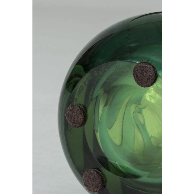 1950s Glass Vase by Vicke Lindstrand for Kosta, 1950s For Sale - Image 5 of 8