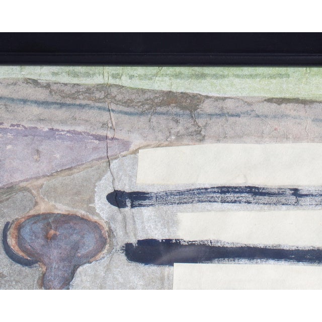 1960s Mixed Media Painting of an Interior by Walter Sorge For Sale In Indianapolis - Image 6 of 9