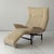 c. 1980s. Italy. Articulating backrest and ottoman. Can be a chaise lounge or upright chair. This piece is attributed to...