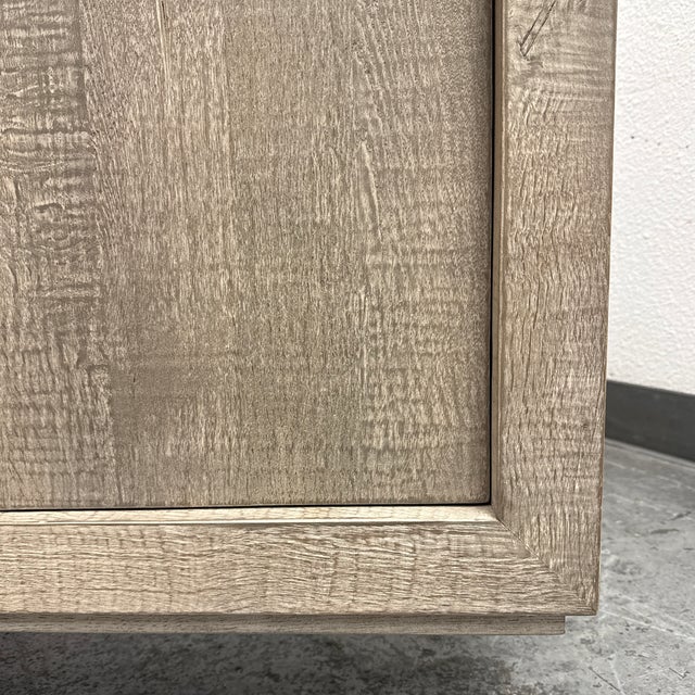 Nils Verhoeven for Restoration Hardware Reclaimed Oak Wood Sideboard For Sale - Image 10 of 12