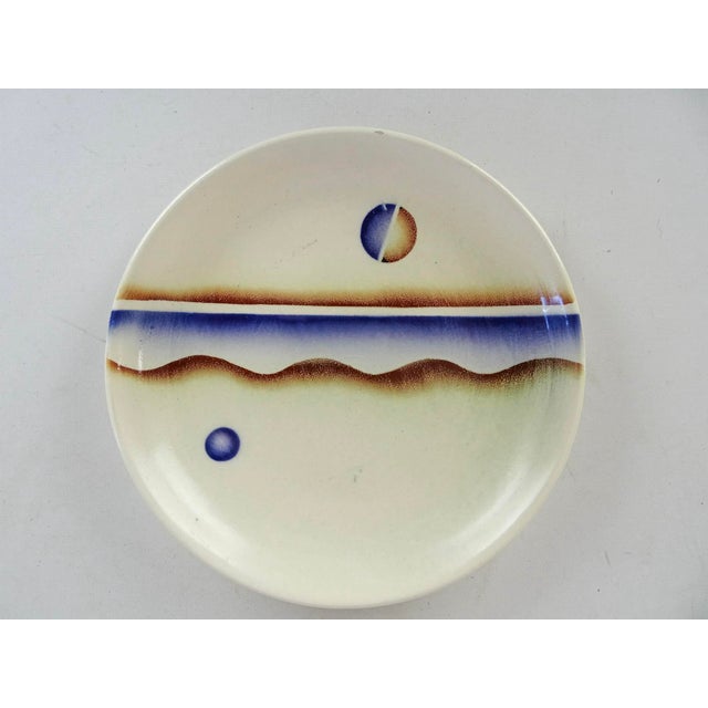 Antique 1920's French Art Deco Porcelain Plates - Set of 6 For Sale - Image 12 of 15