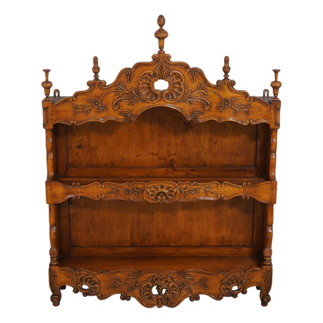 Vintage Country French Display Shelves Estanier For Sale