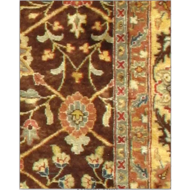 Traditional 2020s Light Brown Persian Tabriz Design Rug For Sale - Image 3 of 5