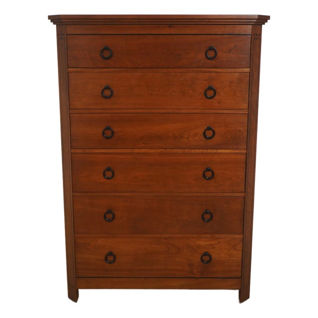 Stickley Cherry 21st C. 6 Drawer Dresser For Sale