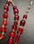 Ruby Red Bohemian/Czech Exceptional Glass Ruby Necklace From Jablonec Nad Nisou Region, Mid-Century Pressed Molded Glass For Sale - Image 8 of 10