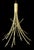 Monumental Mid-Century Modern Regency Style Faux Bamboo Tole 12 Arm Chandelier For Sale In Atlanta - Image 6 of 10
