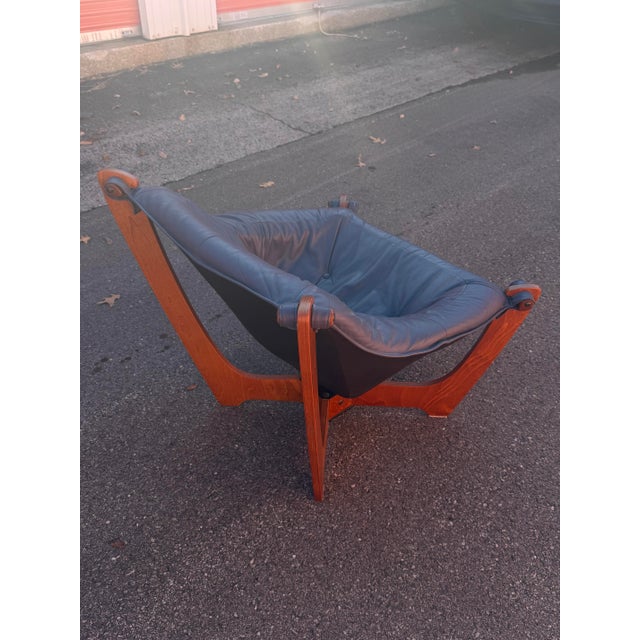 1970s Luna Sling Chair Designed by Norwegian Designer Odd Knutsen For Sale - Image 11 of 14