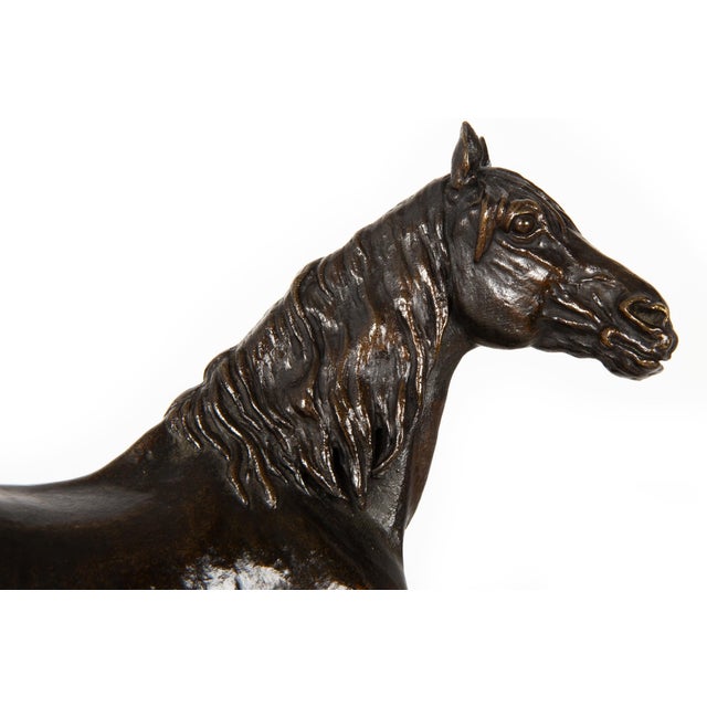 Mid 19th Century French Antique Bronze Sculpture of Ibrahim, Arabian Stallion by Pierre Jules Mene For Sale - Image 5 of 16