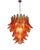 Italian Chandelier with Leaves in the style of Barovier & Toso For Sale - Image 17 of 18