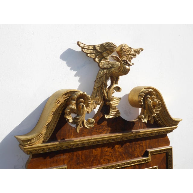 La Barge Vintage Federal Eagle Style Wall Mirror W Phoenix Motif Made in Italy ~ La Barge For Sale - Image 4 of 13