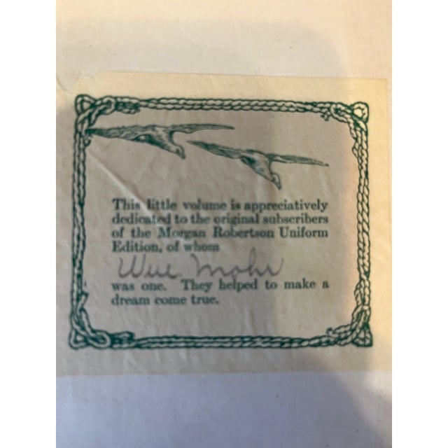 Red Early 20th Century Morgan Robertson Autograph Edition Set Wreck of the Titan Sea Stories - Set of 9 For Sale - Image 8 of 18