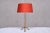 This rare table lamp was designed and produced by Edvard Hagman in Sweden in the late 1940s. The foot is marked with the...