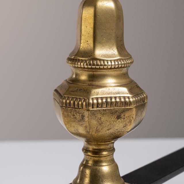 French 19th Century France Brass Fireplace Tool For Sale - Image 3 of 15
