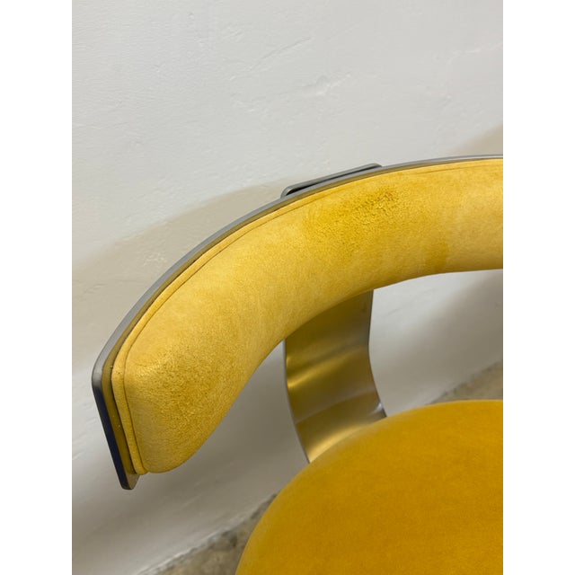 Design for Leisure Art Deco Revival Low Counter Swivel Stools - Set of Four For Sale - Image 12 of 16