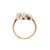 Metal Antique Platinum 14k Pearl 1.55ctw Old Euro Diamonds Belle ÉPoque Cocktail Ring, Size 6.25 For Sale - Image 7 of 8