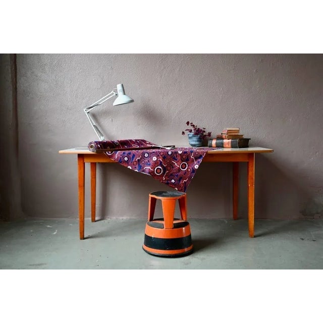 Wood Large Mid-Century Symmetrical Worktop Table, France, 1950s For Sale - Image 7 of 18