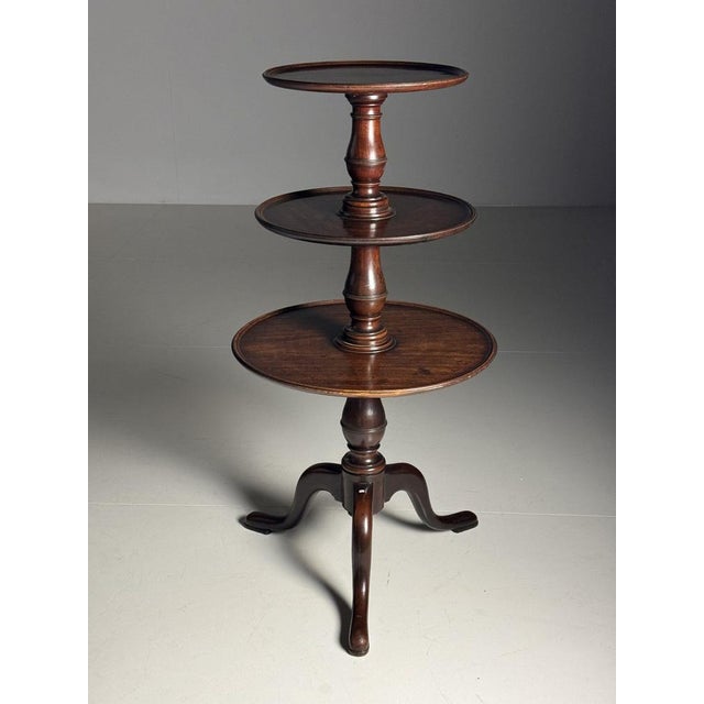 Antique English Tripod Etagère For Sale - Image 17 of 18