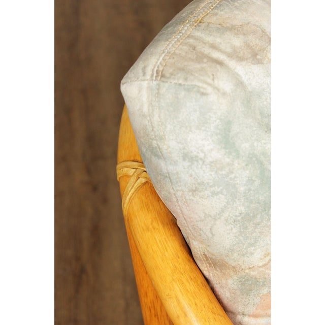 McGuire Organic Modern Rattan Three Cushion Sofa For Sale - Image 11 of 18