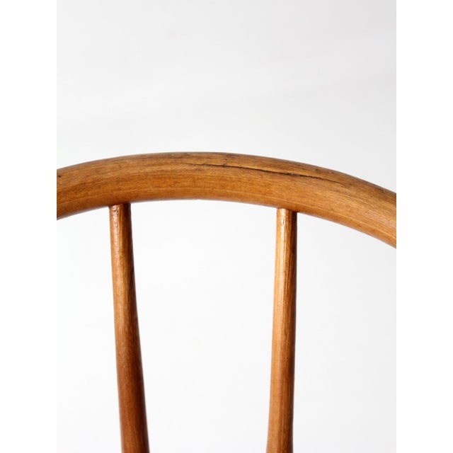 Antique Windsor Bow Back Side Chair For Sale - Image 6 of 16