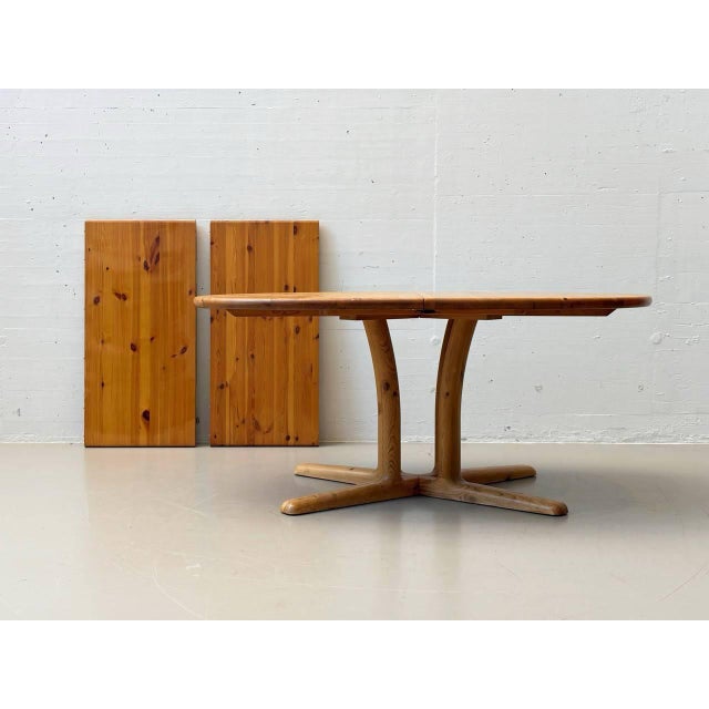 Extendable Dining Table in Pine from Dyrlund, Denmark, 1980s For Sale - Image 6 of 16