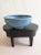 1970s Vintage Midcentury Pottery Bowl Ikebana For Sale - Image 9 of 13