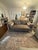 Taupe Classic Club Sofa-Style Loveseat, Interior Define For Sale - Image 8 of 10