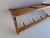 1970s Mid-Century Modern Czechoslovak Wooden Wall Coat Rack with Shelf, 1970 For Sale - Image 5 of 15