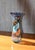 A striking hand-worked studio glass vase by hungarian master glassblower gyula budveszel , dating from the 1990s. The...