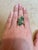 1.5 Ct Natural Emerald, Marquise Stone and 2 Diamond Ring 14 Karat Yellow Gold For Sale - Image 11 of 18
